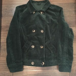 Emerald green corduroy jacket size X
